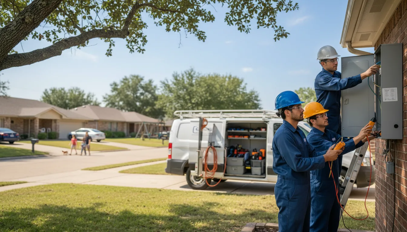 Certified electrician providing emergency electrical services in Morrisonville, WI